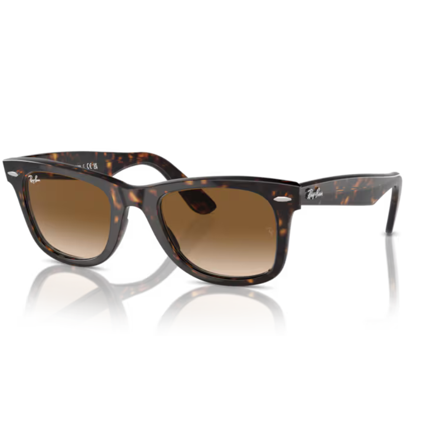 Occhiale Ray-Ban RB2140 902/51 Wayfarer Havana con lenti marroni sfumate