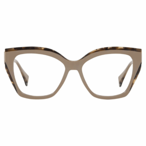 GIGI Studios 6732/2 Poppy montatura squadrata laminata chiara in acetato