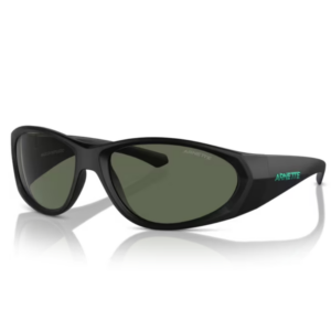 Arnette ILUM 2.0 AN4342 275871 occhiali da sole sportivi montatura nera lenti verde scuro protezione UV 400 design rettangolare autentico
