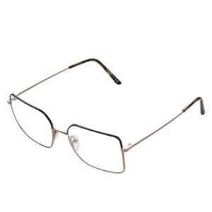 occhiali da vista Clark 1392 C30 metallizzato donna elegante con montatura geometrica sottile