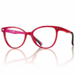 Centrostyle-F050046021000-rosso-lucido-montatura-plastica-forma-cat-eye-dettagli-cuore-leggera-bambina