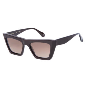 Gigi Studios 6791 ANE 0 occhiali da sole donna montatura acetato nero cat-eye lenti marrone scuro