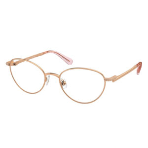 Occhiali da vista SK 1002 4014 donna rosa oro cat eye eleganti in metallo con aste cesellate