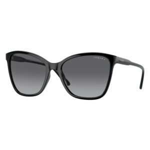 Occhiali da sole Vogue 5520S W44/T3 donna neri farfalla eleganti lenti grigio sfumato