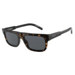 Occhiali da sole Arnette AN4278 Gothboy 120187 bio-acetato marrone havana tartarugato forma squadrata barra lenti grigie montatura uomo unisex