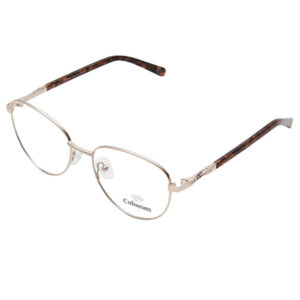 Trevi Coliseum CL226 003 occhiali donna montatura metallo oro rosa aste acetato tartarugato artigianale