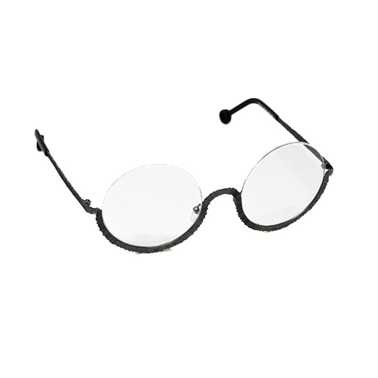 Occhiali da vista tondi in metallo Lio’ IVM1124 1 design artistico