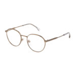 Occhiali da vista Lozza VL2402 0SRF 190605375846 unisex dorati retrò con montatura rotonda in metallo