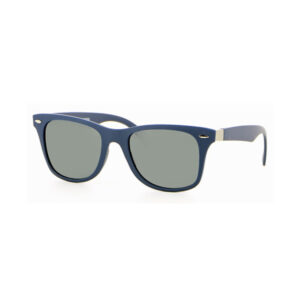 Clark 4068 P02 blu opaco occhiali da sole forma wayfarer acetato lenti grigio scuro polarizzate unisex