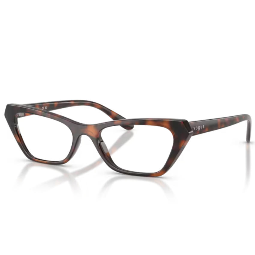 Occhiali da vista Vogue Eyewear VO5670 2718 havana scuro nylon forma rettangolare montatura donna