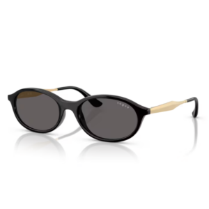Vogue Eyewear VO5625S W44/87 occhiali da sole donna forma ovale nylon nero lenti grigio scuro black smoke