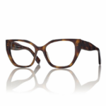 Centrostyle F064854009000 occhiali da vista donna cat-eye in acetato marrone tartarugato