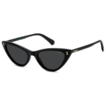 Polaroid PLD 6246/S 807/M9 – occhiali donna neri Polaroid cat-eye con lenti polarizzate nere