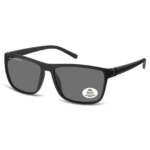 occhiali da sole Montana MP198 neri polarizzati unisex con montatura effetto fibra di carbonio