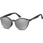 Occhiali da sole Montana MS46A nero panto con lenti blu reflective categoria 3, design contemporaneo per adulti