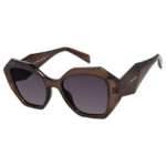 Occhiali da sole Privé Revaux The Bimini S 2VT WJ unisex marrone oversize geometrici