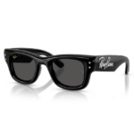 Ray-Ban RB4940B Wayfarer Puffer strass 686487 nero cristalli unisex squadrato