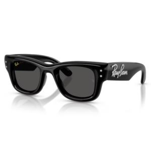 Ray-Ban RB4940B Wayfarer Puffer strass 686487 nero cristalli unisex squadrato