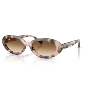 Occhiali da sole Ray-Ban RB2223 144951 donna opale rosa avana con lenti marrone chiaro sfumate