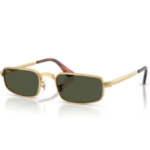 Occhiali da sole Ray-Ban RB3927 oro arista con montatura in metallo by A$AP Rocky e lenti verdi