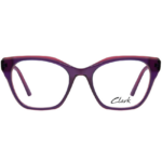 Occhiali Clark 1544 C1 viola trasparente con forma cat-eye femminile