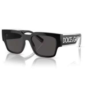 Dolce Gabbana DG6184 501/87 nero con montatura squadrata DG Elastic e lenti grigio scuro