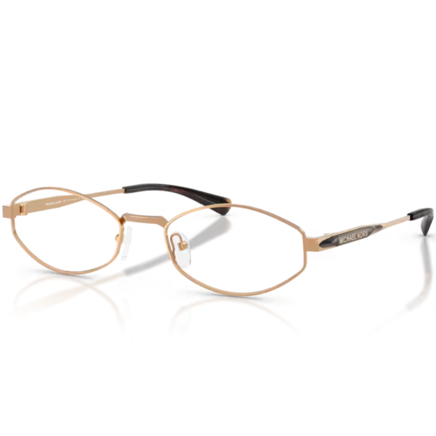 Occhiali Michael Kors Palo Alto beige gold con clip solare e lenti grigio sfumate