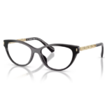 Michael Kors Douro Valley nero con forma cat-eye e aste gioiello dorate