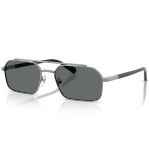 Vogue VO4356S 518781 gunmetal con montatura geometrica in metallo canna di fucile spazzolato