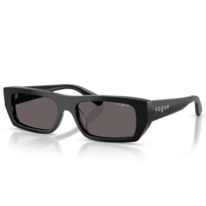 Occhiali da sole Vogue VO5657SU W44/87 Nero con montatura rettangolare e lenti Black Smoke