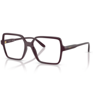 Occhiali da vista Vogue VO5702 3284 Bordeaux Pieno da donna con montatura squadrata in Bio-Based Nylon