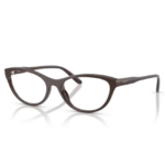 Occhiali da vista Vogue VO5703U 2252 Marrone Pieno da donna con montatura ovale in Bio-Based Nylon