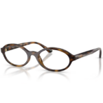 Occhiali da vista Vogue VO5728U W656 Havana Scuro da donna con montatura ovale