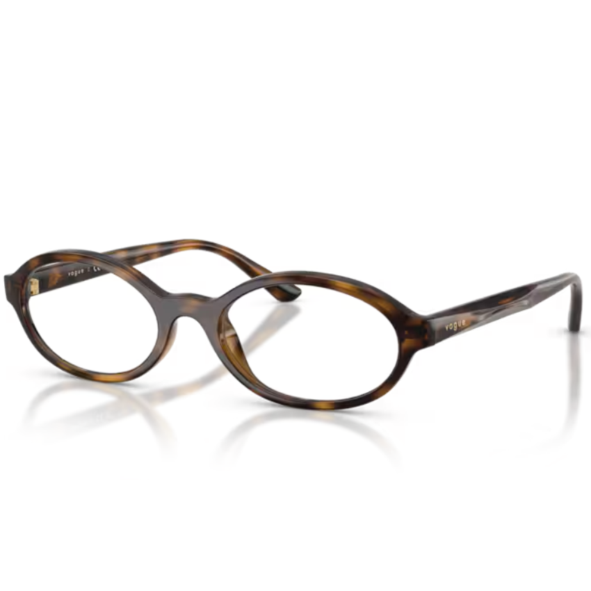 Occhiali da vista Vogue VO5728U W656 Havana Scuro da donna con montatura ovale