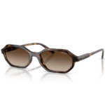 Occhiali da sole Vogue VO5749S W65613 Havana Scuro da donna con lenti marroni sfumate