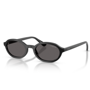Occhiali da sole Vogue Junior VJ2036 W44/87 Nero da bambino con forma ovale e lenti Black Smoke
