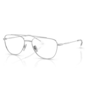 Occhiali da vista Vogue Junior VY1001 323 Argento da bambino con montatura Pilot in metallo e doppio ponte